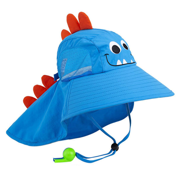 Pojkar Flickor Barn Solhatt Baby Mjuk Justerbar Cartoon Present Stor Brätte Uv-skydd