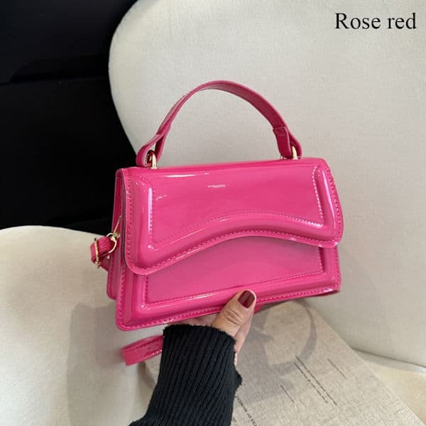 Skuldervesker Messenger Bag ROSE RØD roserød rose red