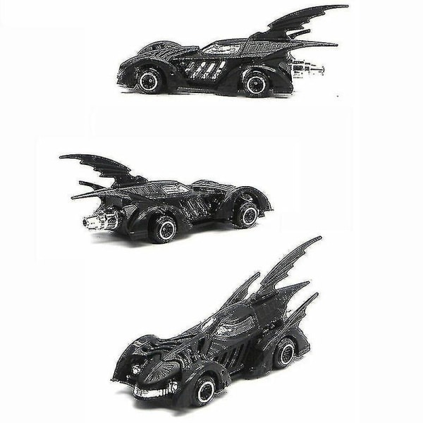 Set med 6 Batmobile-leksaksfordon i metall