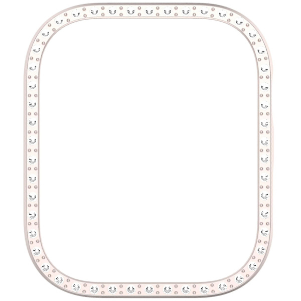 Halvt Skydd Ihåligt PC-skyddsfodral med Diamantdekor för Watch Fit 3 Matte Starlight