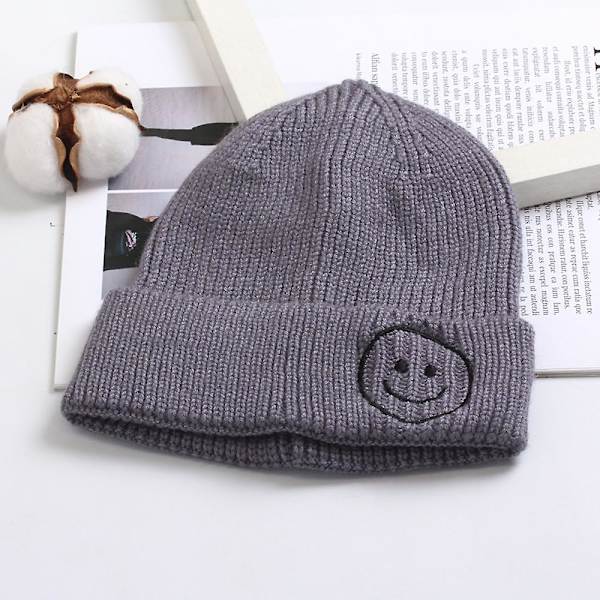 Baby Candy Color Barnens Smiley Face Varm Mössa Åldrar 0-3 Style1 style1