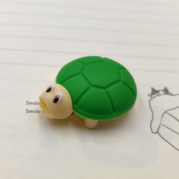 Puhelimen kaapelin suojus, söpö sarjakuva, datalinjan suojakotelo, latauskaapelin korvakuulokkeen kaapeli, USB-käämi, johdon järjestäjä Turtle