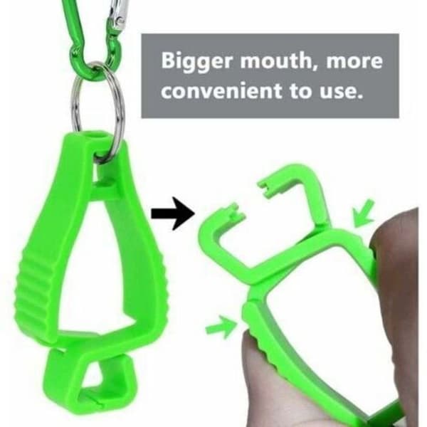 Clips til arbejdshandsker, handskebælter med metalkarabiner til bygningsarbejderclips