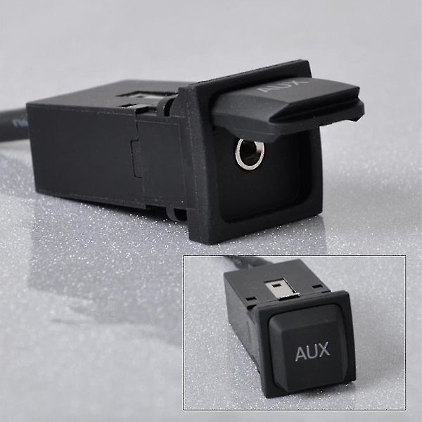 Bil Aux-brytergrensesnittadapter i sokkel med kabelsett for Vw1 Rcd510 Rcd310 Rns315 Jetta 5 Mk5 Golf 6 Mk6 Hy
