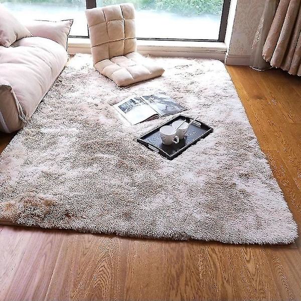 Super blød vinter varm tyk tæpper til stue plys tæppe børn soveværelse fluffy gulv hjem indretning shaggy måtte fløjl tæppe 40X60cm Dark camel