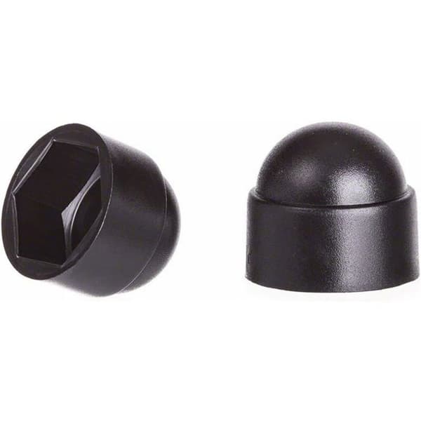 M10 møtrikhætter til 17 mm nøgle Sort 50 stk.