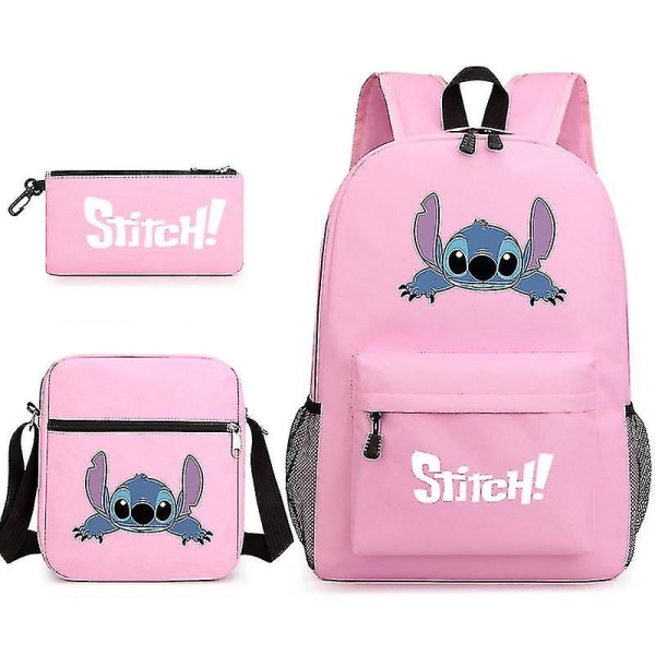 Lilo Stitch -reppu, set koululaukku Q Pink 2
