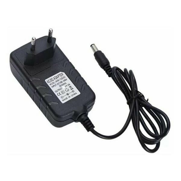 24W 24V 1.5A Strømtransformator med 220V til 24V DC Husholdningsplugg, Svart - Lyslist Plug-in Vegg Konstantstrømbryter