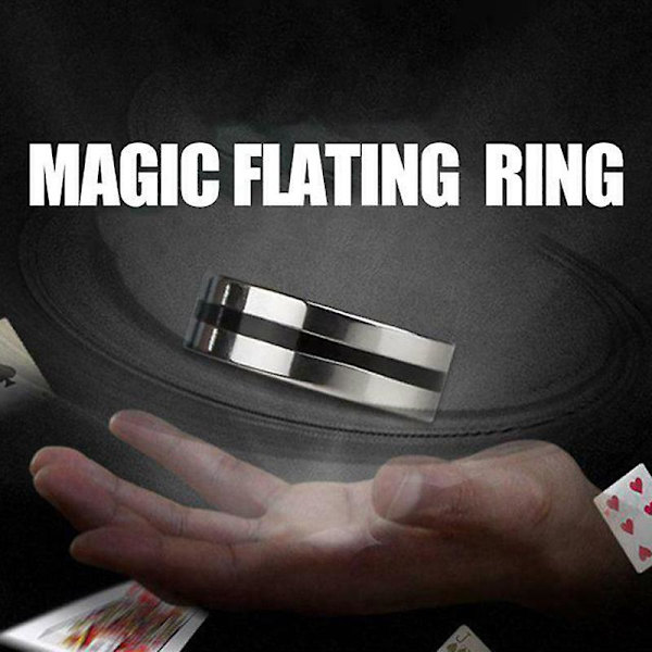Stark magnetisk ring magiska rekvisita osynlig metall scen mentalism magiska leksaker