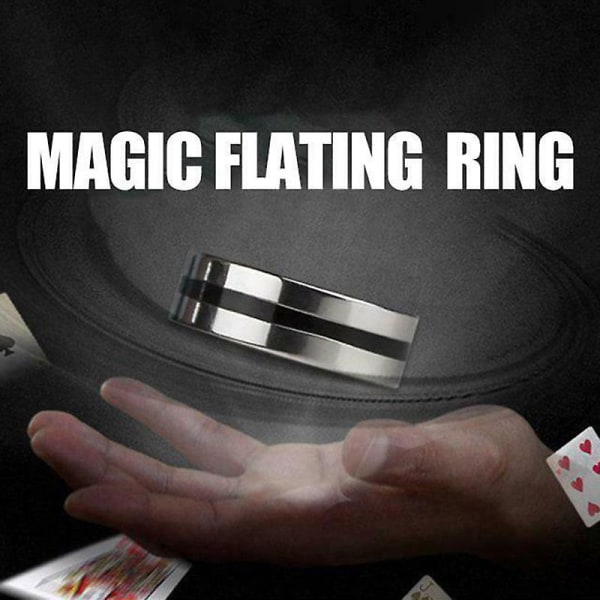 Stærk Magnetisk Ring Magiske Rekvisitter Usynlig Metal Stage Mentalisme Magisk Legetøj