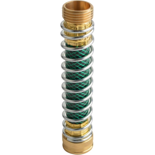 Spiralfjærbeskytter for hageslange, solid messingkobling, hagekranforlenger (hy)
