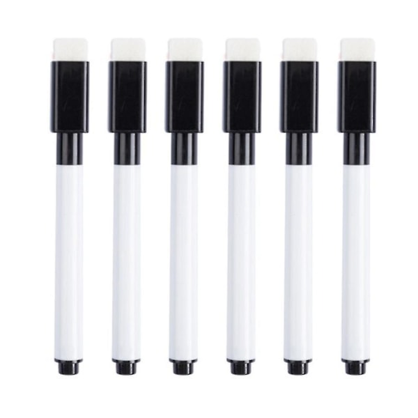 50 penner vannfarge tavlemarkør tørr slette whiteboard penn med viskelær magnetiske markører Skrive