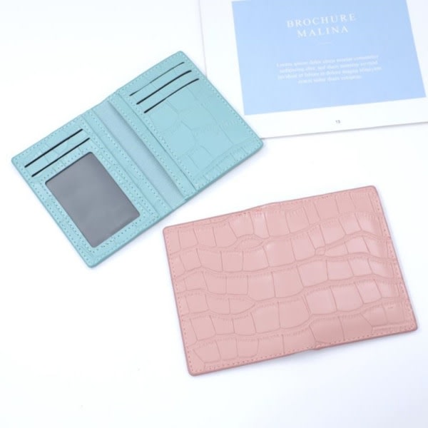 Luottokorttipidike Pieni lompakko dark pink