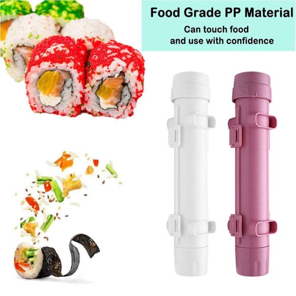 Sushi Roll Maker Set - Form för att göra sushi - Sushezi Ris Roll Form - Köksredskap Khaki Khaki