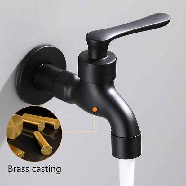 Retro Havefaucet med Innovativ Styring: Perfekt til Udendørsbrug