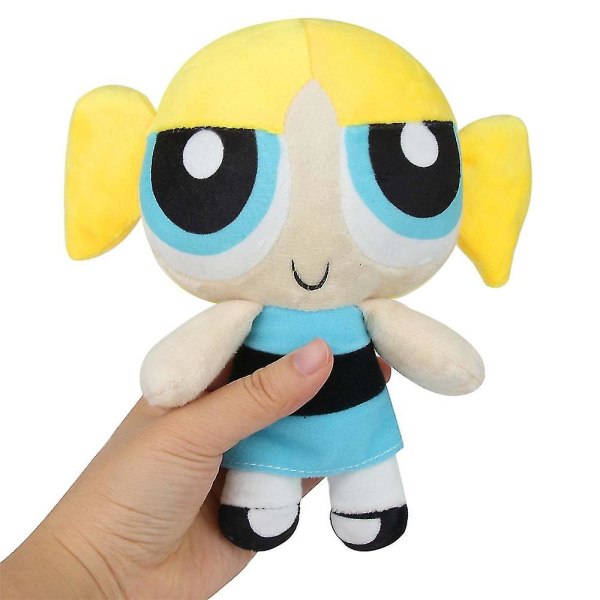 Powerpuff Girls Plyschleksak Söta Blossom Bubbles Buttercup Mjuk Fylld Plyschdocka För Barn Flickor Cartoon Fans Gåvor, 8 Tum 1