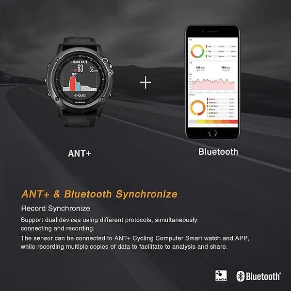 S3+ Cykelsensor för hastighet och kadens, Ant+ hastighetssensor och Buletooth 4.0 trådlös cykel Rpm (hy)