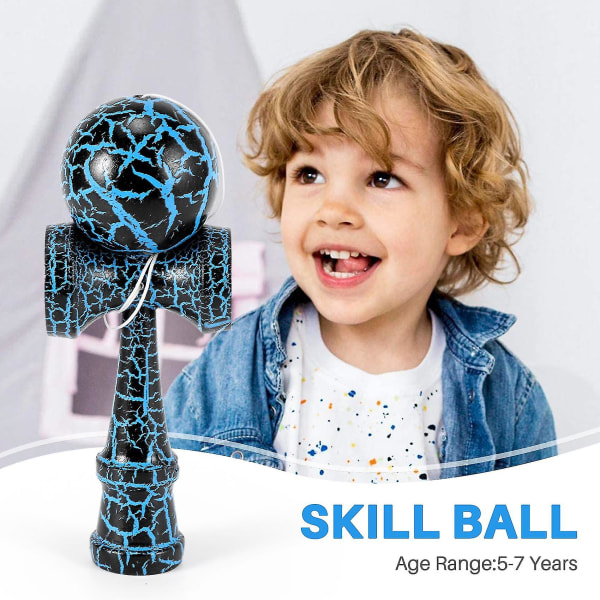 Trälek utomhus sport Kendama leksak boll barn och vuxna utomhus boll sport Crack bokträ Hy