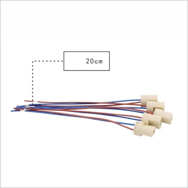 5 stk. G9 lampefatning adapter lampeholder - Perfekt