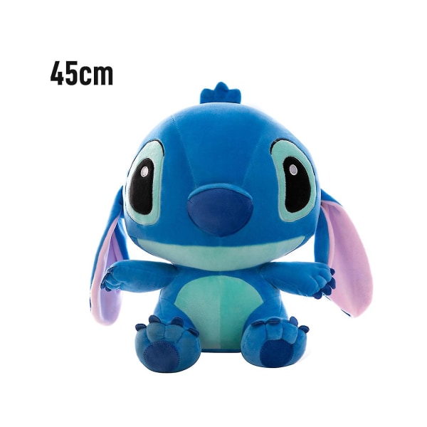 Stitch-docka Lilo Stitch Angel plysch mjukdjur nalle barn födelsedagspresent Comfortcouple modeller Stitch-docka trasa docka födelsedagspresent blue 45cm