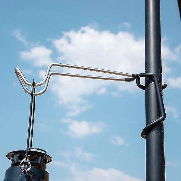 Rustfrit Camping Lys Krog Bærbar Skridsikker Udendørs Camping Udstyr Telt Lampe Hanger Til Camping Rejser Eventyr