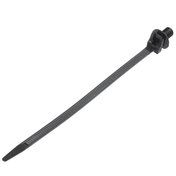 Nylon Push Mount Bil Dome Kabel Zip Tie, 162mm Længde, 20 Stk, Sort