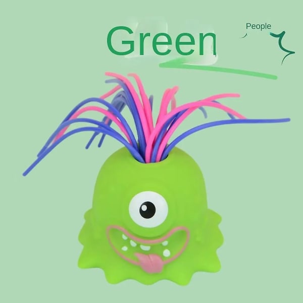 Stress- og angstlekande leker for barn, diverse dukker green