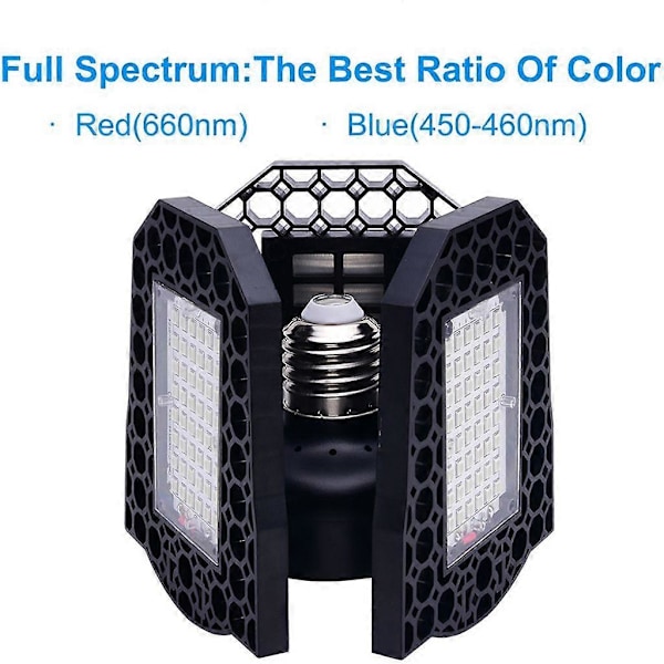 IP65 144LED 80W LED Kasvilampun Kasvilampun Kasvilampun Sisätilojen Kasvilampun