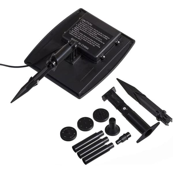 Flytande dammpump för näckrosdammar - Komplett kit med vattenpump, solpanel, solfontän för trädgårdsdammar, 5W