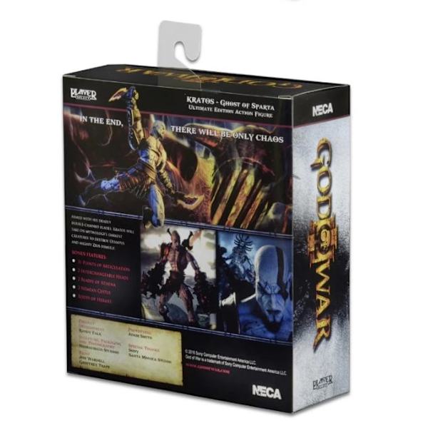 Neca God Of War 3 Ultimate Kratos Actionfigur Samleobjekt Model Legetøj Premium Design Og Tilbehør