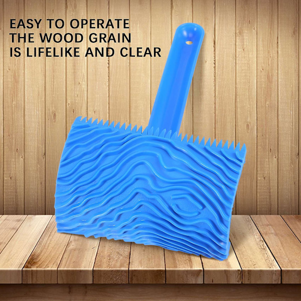 Imitation Wood Pattern Työkalusarja Eg300t 7 Tuuman Kumirulla + Ms16 Imitation Realistic Wood Grain T