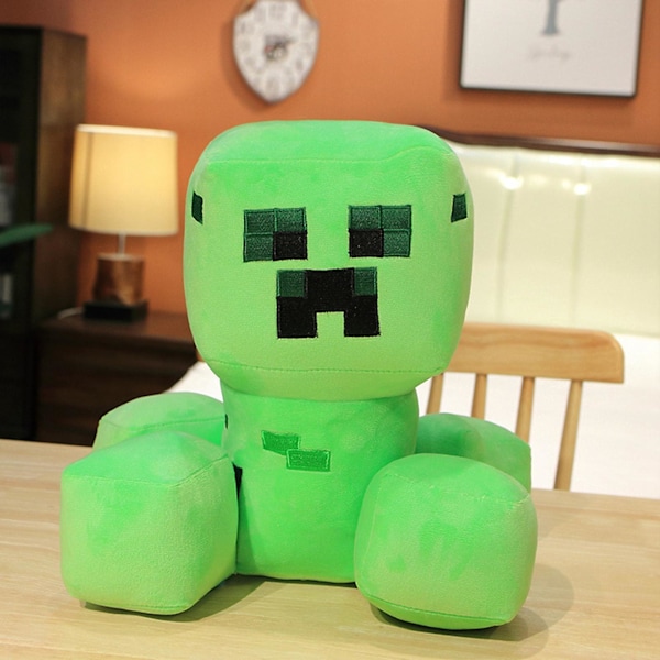 Minecraft Creeper pehmolelut pelin ympärillä 23cm blue