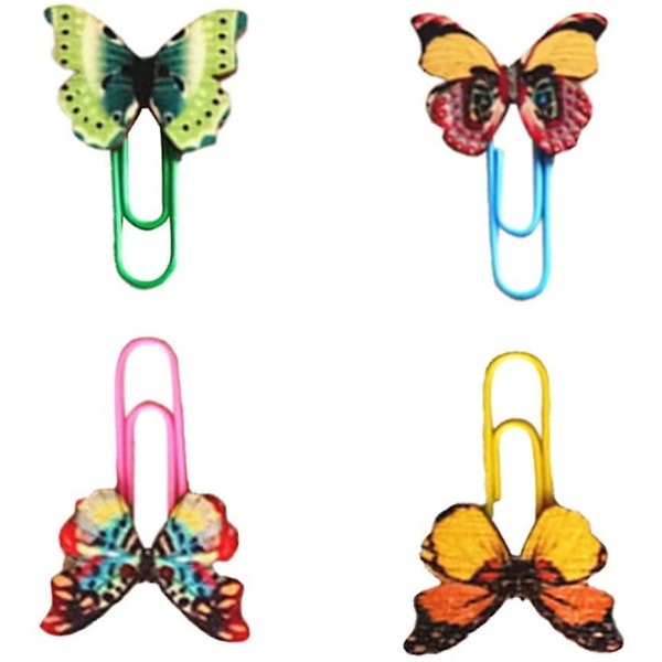 50 Pack Fashion Butterfly Paperiliittimiä Luova, ihana sarjakuvakansio