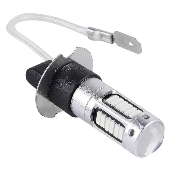 2 stk. H3 10W 30 SMD-4014 LED tåkelys for bil, DC 12V Blått lys Blue Light