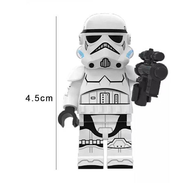 8 stk./sæt Star Wars Darth Vader figurer Minifigur Samlet Mini Byggeklodser Legetøj Gaver