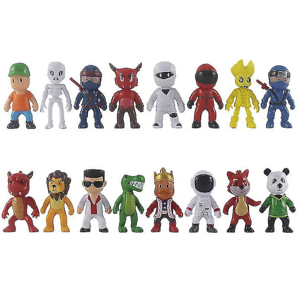 Stumble Guys Figur Toy Stumble Guys Figura Anime Action Figures Toy Set För Pojkar Pvc Modell Samling Leksaker Barn B