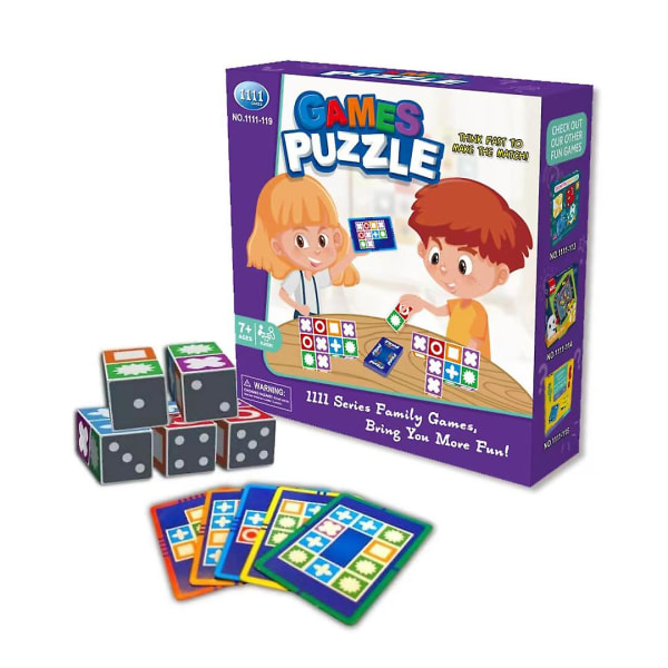 Brettspill, Pedagogisk logisk tenkning Brettspill, Intelligensutvikling Barn Matchende leker for gutter Jenter Basic version 2
