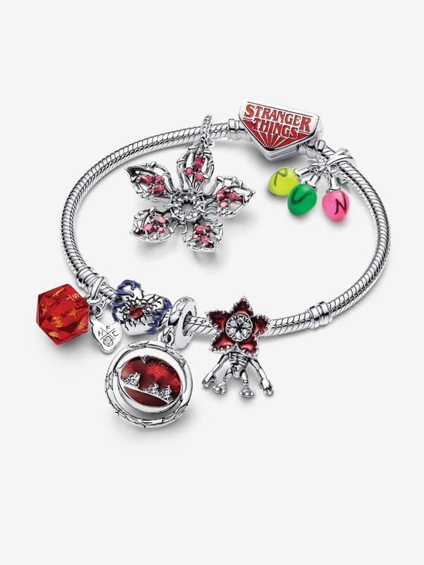 Pandora - Stranger Things - Ormkedjearmband med Lås - Sterlingsilver 7.1in/18cm