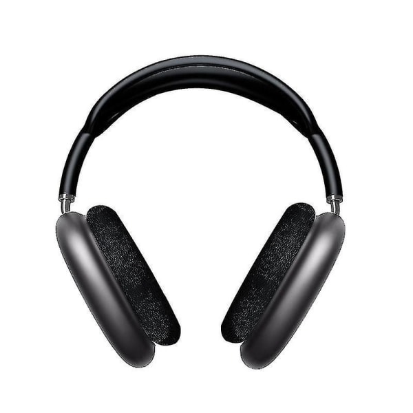 Trådlösa brusreducerande musik-hörlurar Stereo Bluetooth-hörlurar noble black