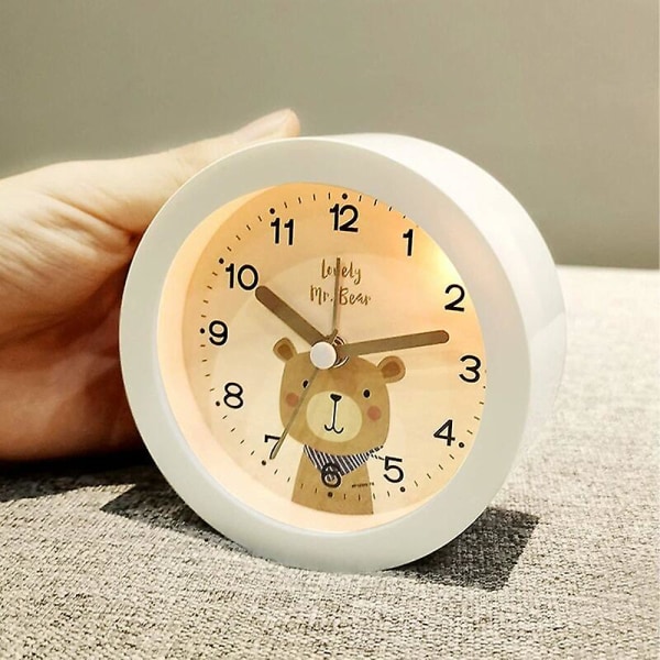 Vinterkampanj, barnklocka, analog väckarklocka, nålbarnväckarklocka, barnväckarklocka på morgonen, tysta väckarklockor, tysta