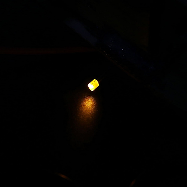 2x3x4mm x LED-lampa, 150 st rektangulär ljusstark lysdiod för elektronisk komponentindikator, gul