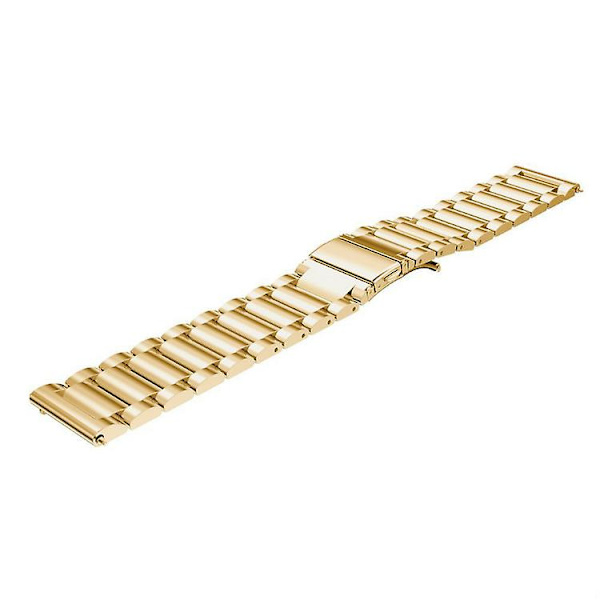 20mm Tre Perler Rustfrit Stål Urrem Rem Til Garmin Move Luxe/move Style/move 3/move Venu - Sølv Gold