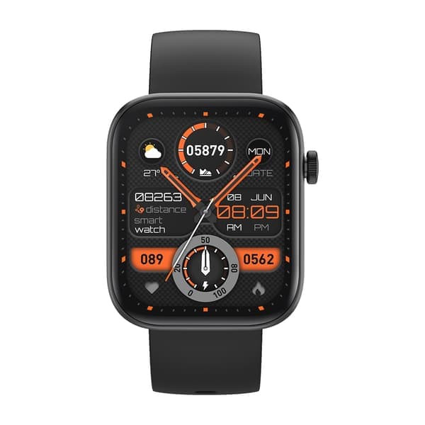 P71 Smartwatch 100+ sportlägen Bluetooth-samtal Smartwatch Svart