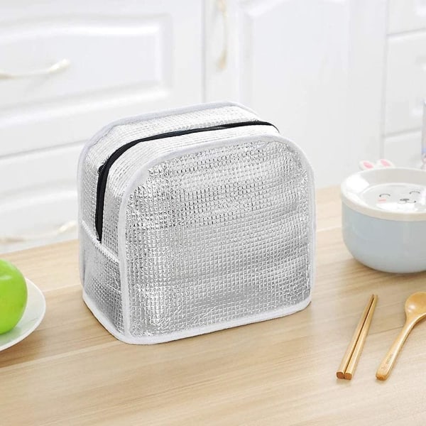 Reusable Lunch Bags Insulated Cooler Tote Zipper Picnic Bag Lunch Container Box Work Travel Food Containers With Front Pocket For Women And Girls( Fla