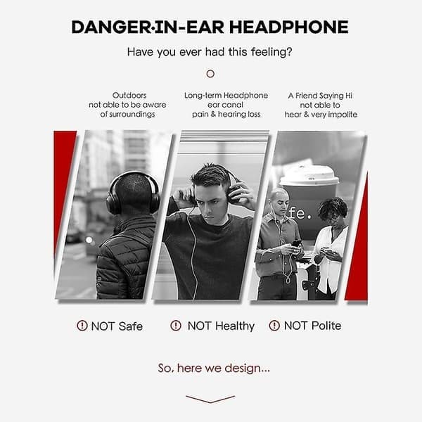 Benledningshörlurar, Bluetooth-headset, Bluetooth 5.0, Smärtfria benledningshörlurar, Sporthörlurar, Brusreducering