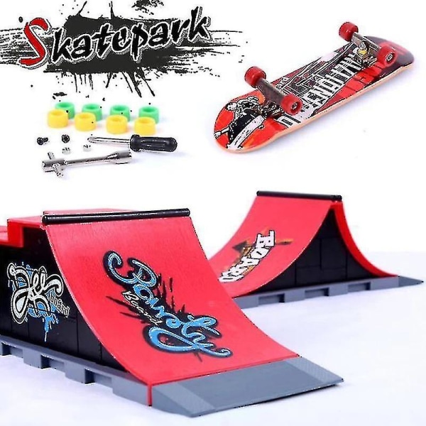 Uusi Finger Skateboards Skate Park Rampin osat Deck Urheilupeli lapsille A