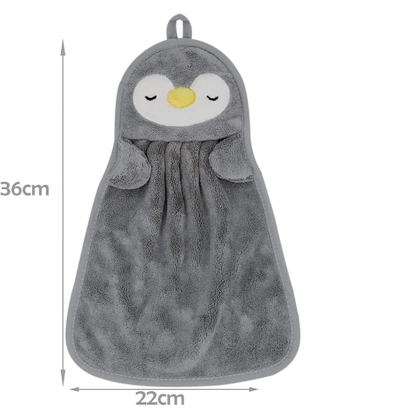 Vinterkampanj, barn handdukar, djur handdukar mjuka absorberande små handdukar för barn flickor pojkar 3-pack