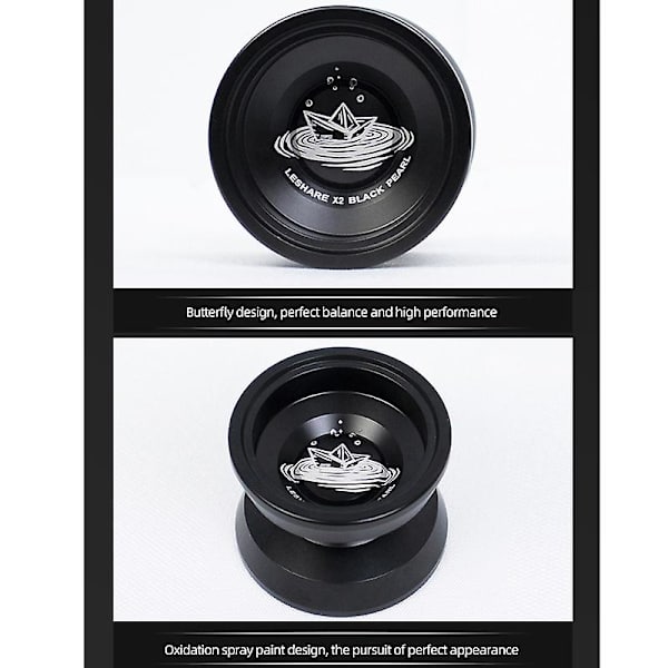 Professionell Yo-yo Oresponsiv Yoyo För Barn/vuxna Pro Aluminium Metall Yo-yo Boll För Mellanliggande Avancerad Lång Sömn Fancy Game Yoyo