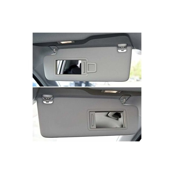2 stk. - til Audi A4 A5 S5Q3 Q5 Bil Solskærm Klips Beslag Klips Beslag 8U0857562A (Sort)