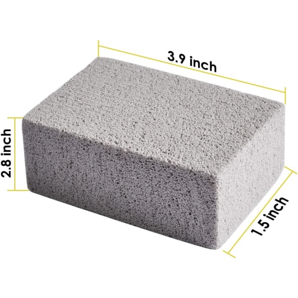 4 Pack Grill Cleaning Brick, Pumice Cleaning Block for Barbecue Kitchen Restaurant Flat Top Grills Cleaning